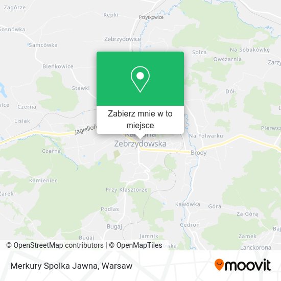 Mapa Merkury Spolka Jawna