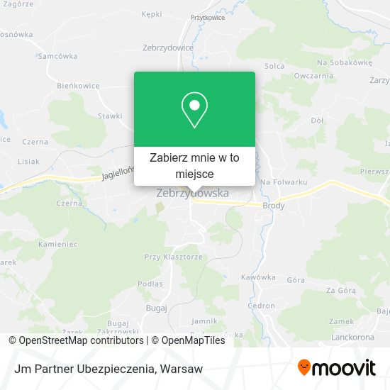 Mapa Jm Partner Ubezpieczenia