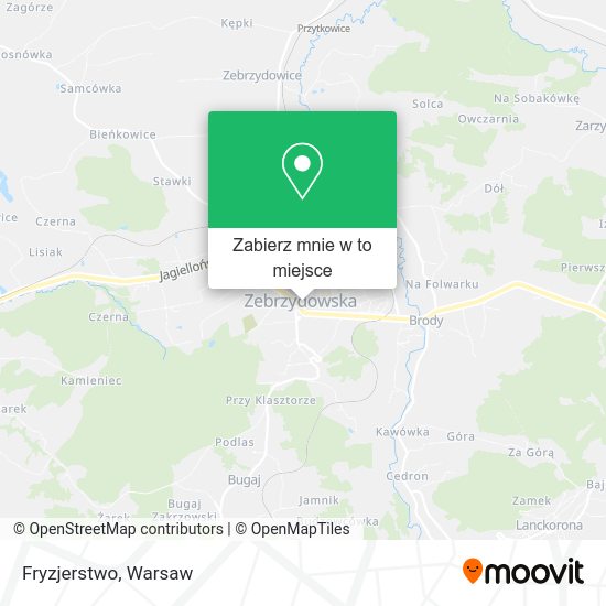 Mapa Fryzjerstwo