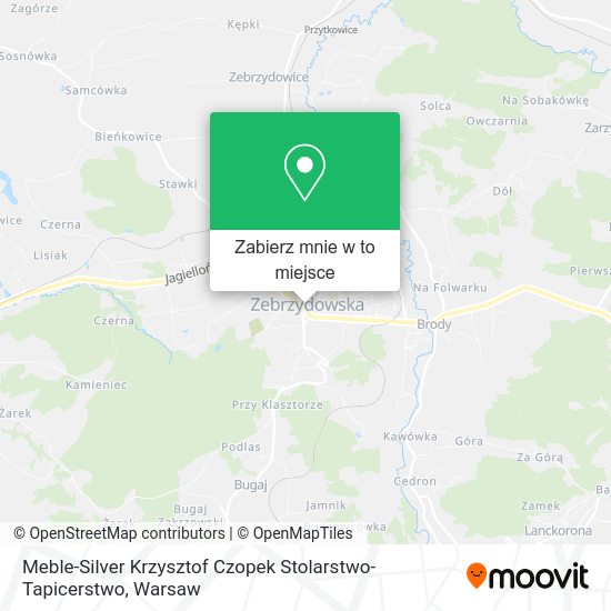 Mapa Meble-Silver Krzysztof Czopek Stolarstwo-Tapicerstwo