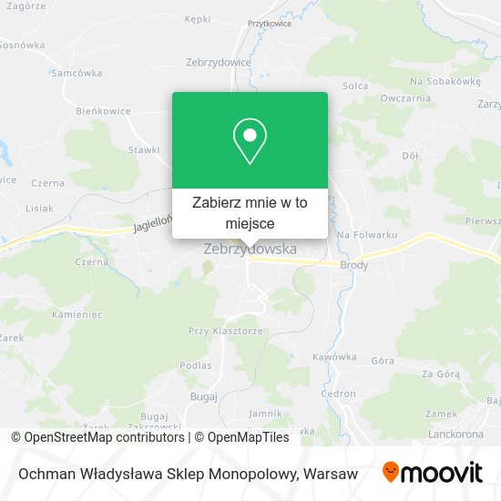 Mapa Ochman Władysława Sklep Monopolowy