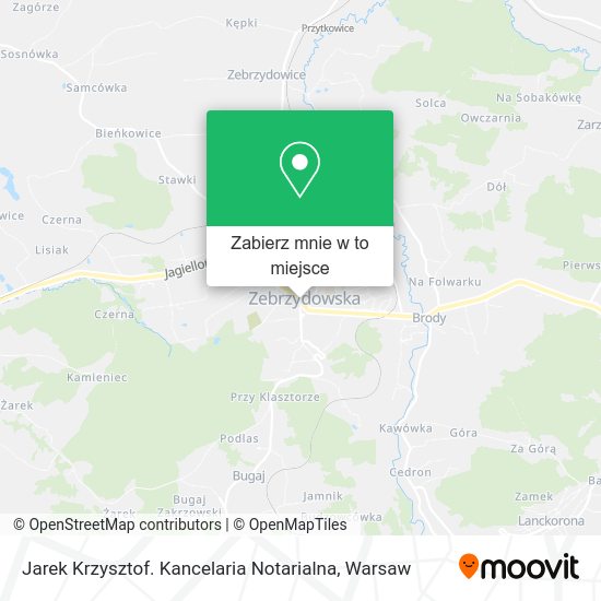 Mapa Jarek Krzysztof. Kancelaria Notarialna