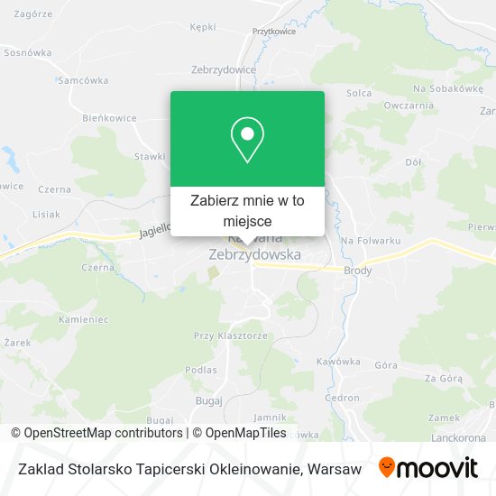 Mapa Zaklad Stolarsko Tapicerski Okleinowanie