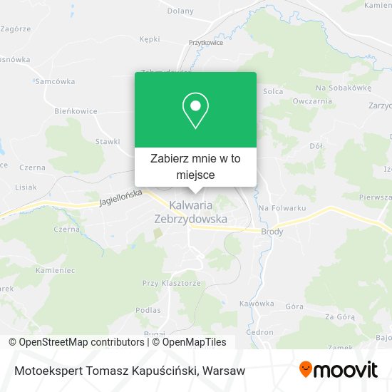 Mapa Motoekspert Tomasz Kapuściński