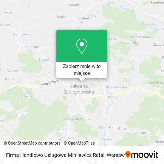 Mapa Firma Handlowo Uslugowa Mihilewicz Rafal