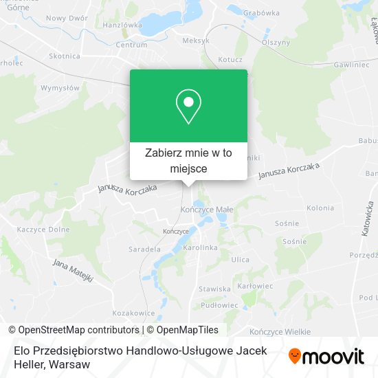 Mapa Elo Przedsiębiorstwo Handlowo-Usługowe Jacek Heller