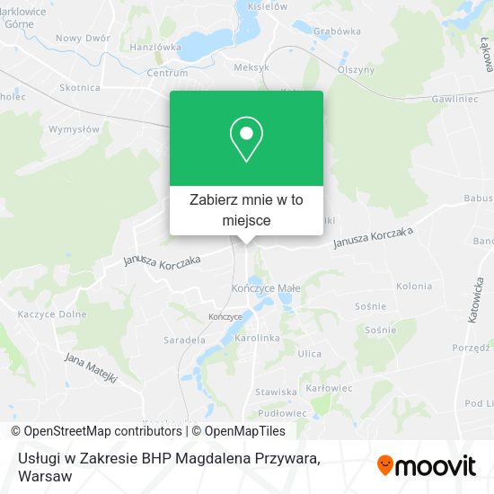 Mapa Usługi w Zakresie BHP Magdalena Przywara