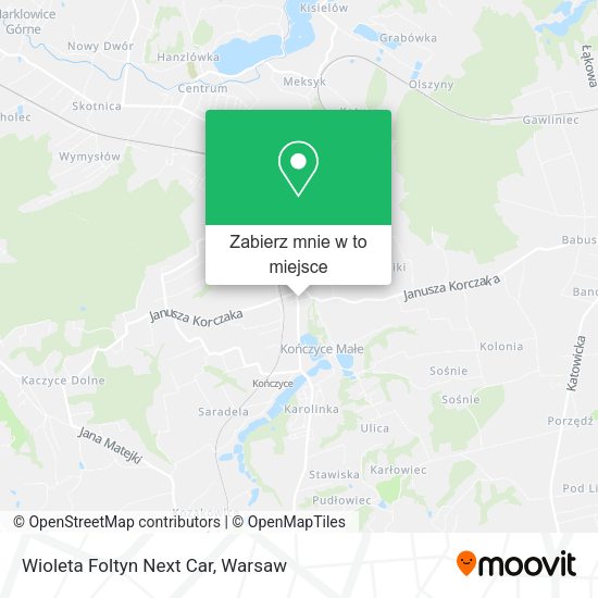Mapa Wioleta Foltyn Next Car