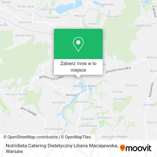 Mapa Nutridieta Catering Dietetyczny Liliana Maciejewska