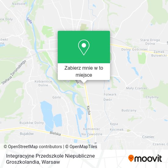 Mapa Integracyjne Przedszkole Niepubliczne Groszkolandia