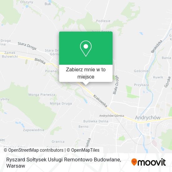 Mapa Ryszard Sołtysek Usługi Remontowo Budowlane