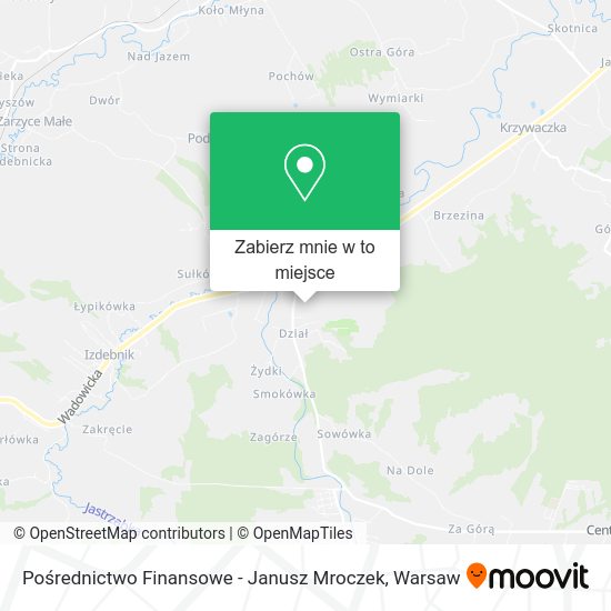 Mapa Pośrednictwo Finansowe - Janusz Mroczek