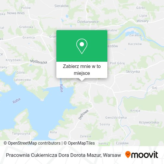 Mapa Pracownia Cukiernicza Dora Dorota Mazur