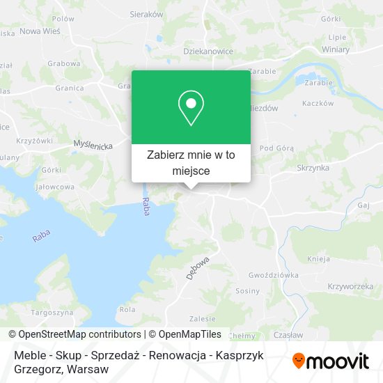 Mapa Meble - Skup - Sprzedaż - Renowacja - Kasprzyk Grzegorz