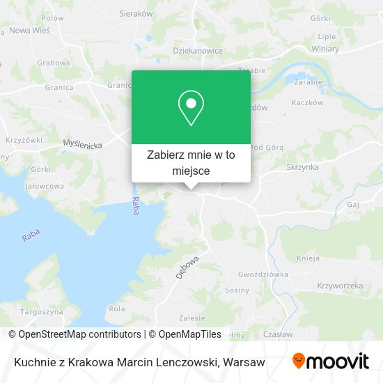 Mapa Kuchnie z Krakowa Marcin Lenczowski