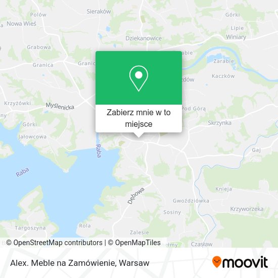 Mapa Alex. Meble na Zamówienie