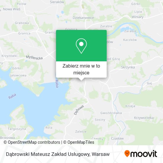 Mapa Dąbrowski Mateusz Zakład Usługowy