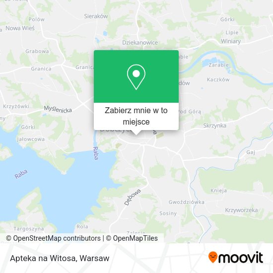 Mapa Apteka na Witosa