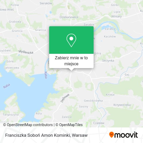 Mapa Franciszka Soboń Amon Kominki