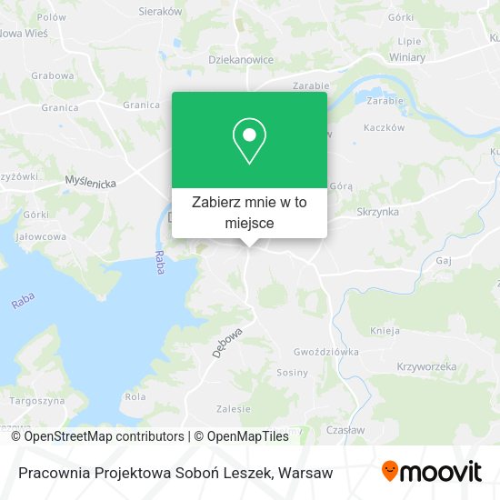 Mapa Pracownia Projektowa Soboń Leszek