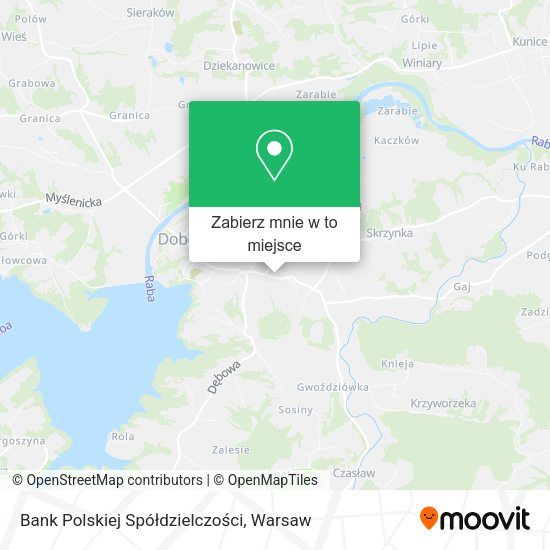 Mapa Bank Polskiej Spółdzielczości