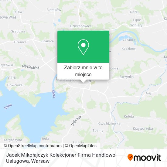 Mapa Jacek Mikołajczyk Kolekcjoner Firma Handlowo- Usługowa