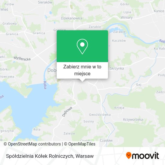 Mapa Spółdzielnia Kółek Rolniczych