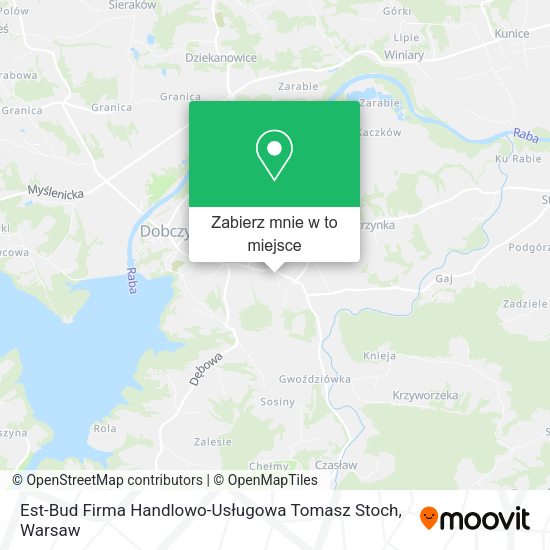 Mapa Est-Bud Firma Handlowo-Usługowa Tomasz Stoch