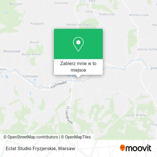 Mapa Eclat Studio Fryzjerskie