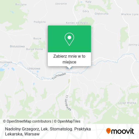 Mapa Nadolny Grzegorz, Lek. Stomatolog. Praktyka Lekarska