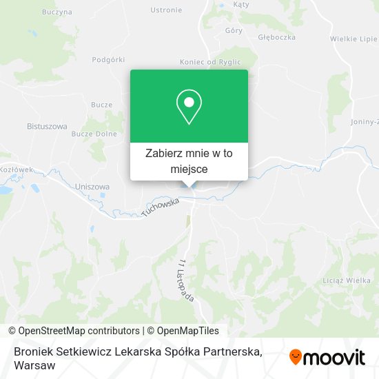 Mapa Broniek Setkiewicz Lekarska Spółka Partnerska