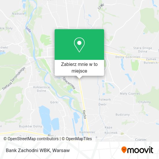 Mapa Bank Zachodni WBK