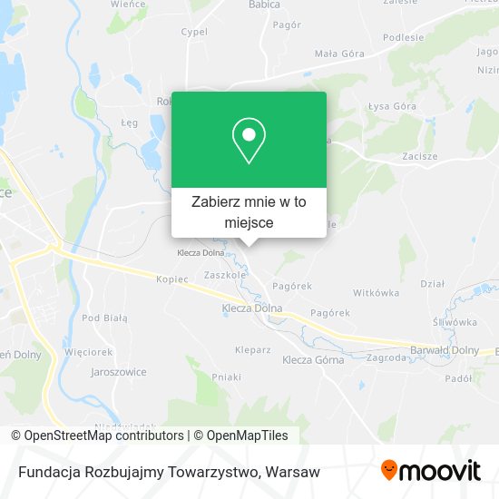 Mapa Fundacja Rozbujajmy Towarzystwo