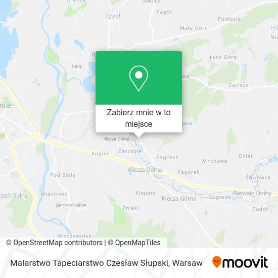 Mapa Malarstwo Tapeciarstwo Czesław Słupski