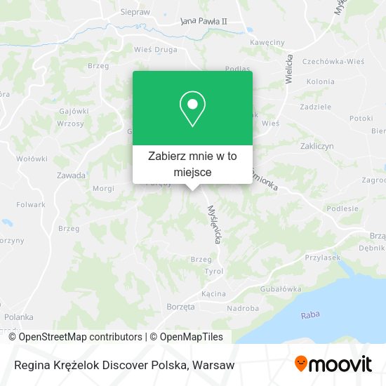 Mapa Regina Krężelok Discover Polska