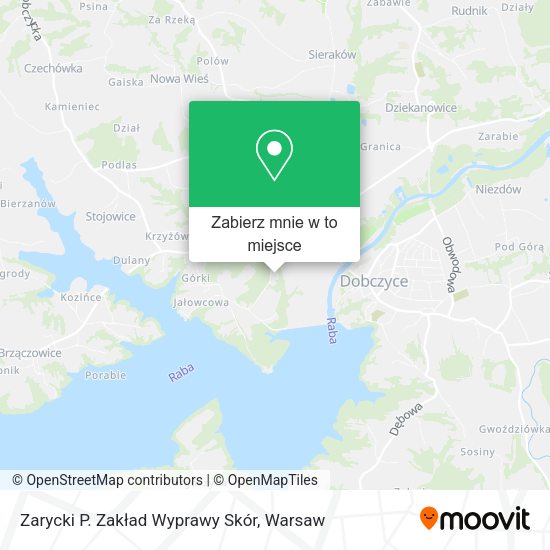 Mapa Zarycki P. Zakład Wyprawy Skór