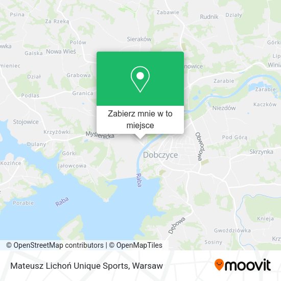 Mapa Mateusz Lichoń Unique Sports