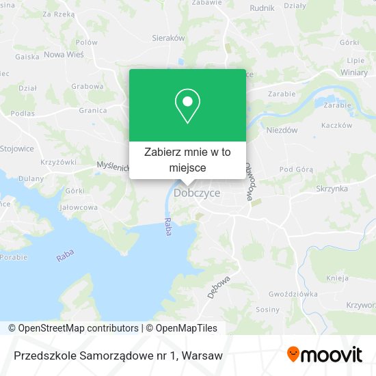 Mapa Przedszkole Samorządowe nr 1