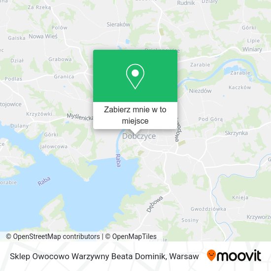 Mapa Sklep Owocowo Warzywny Beata Dominik