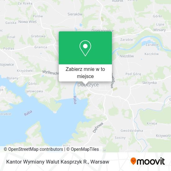 Mapa Kantor Wymiany Walut Kasprzyk R.