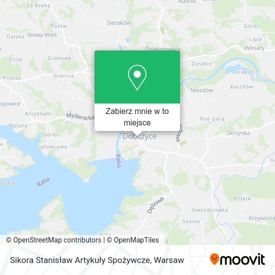 Mapa Sikora Stanisław Artykuły Spożywcze