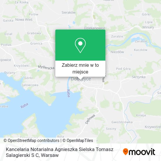 Mapa Kancelaria Notarialna Agnieszka Sielska Tomasz Salagierski S C