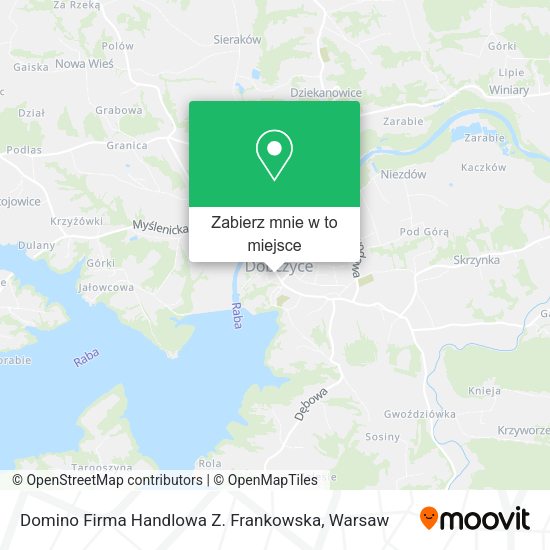 Mapa Domino Firma Handlowa Z. Frankowska