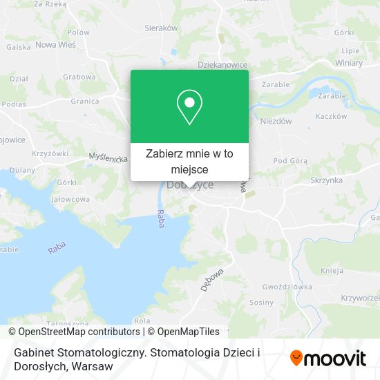 Mapa Gabinet Stomatologiczny. Stomatologia Dzieci i Dorosłych