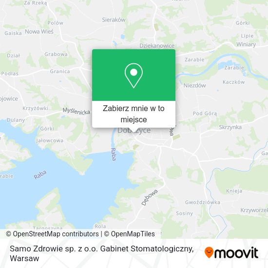 Mapa Samo Zdrowie sp. z o.o. Gabinet Stomatologiczny