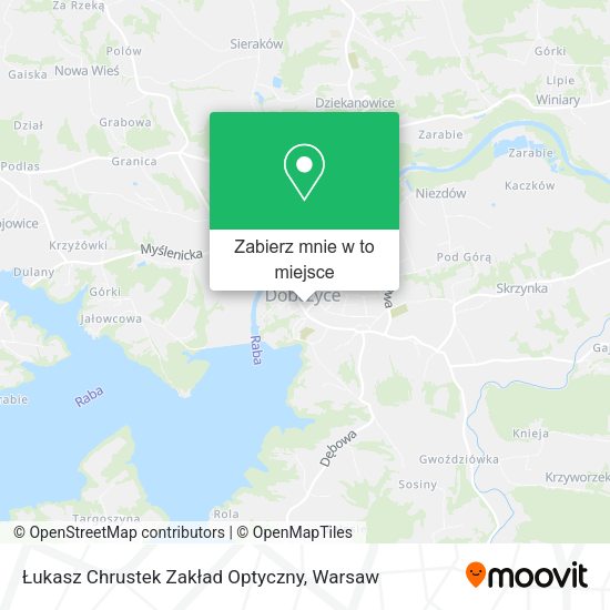 Mapa Łukasz Chrustek Zakład Optyczny