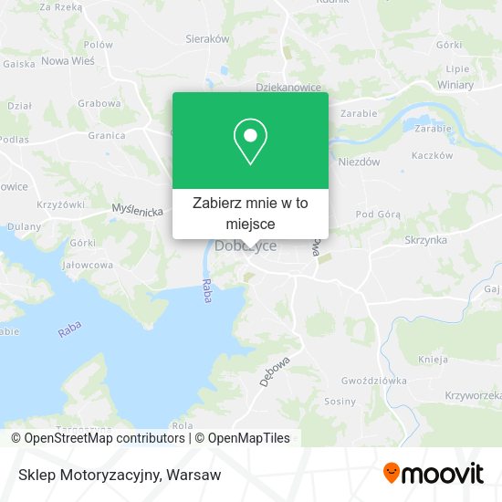 Mapa Sklep Motoryzacyjny