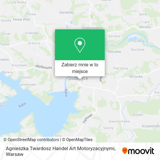 Mapa Agnieszka Twardosz Handel Art Motoryzacyjnymi