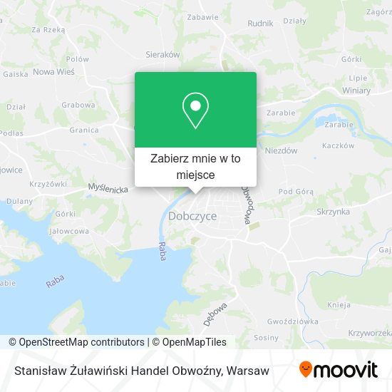 Mapa Stanisław Żuławiński Handel Obwoźny