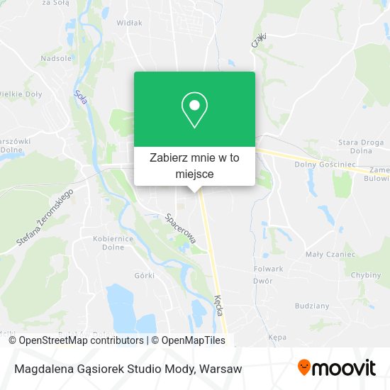 Mapa Magdalena Gąsiorek Studio Mody